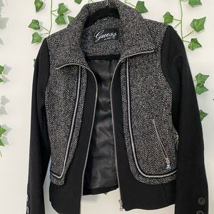 Guess Black Womens Jacket Small